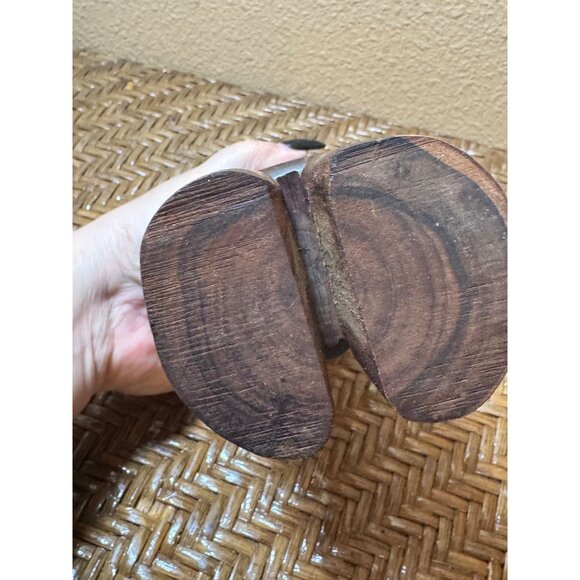 Hand-Carved Wooden Tiki Figurine Statue Decor 8" Tall - Picture 5 of 10